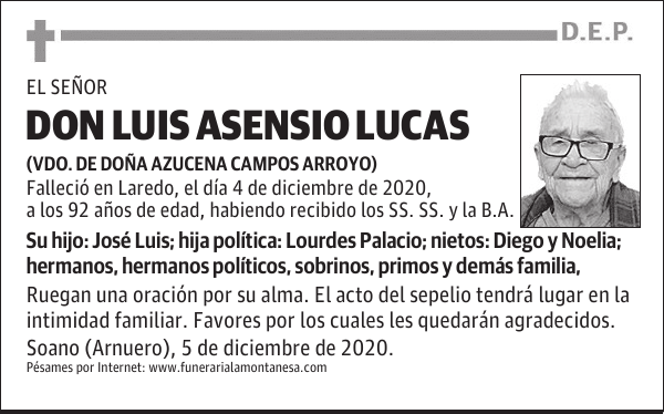 DON LUIS ASENSIO LUCAS