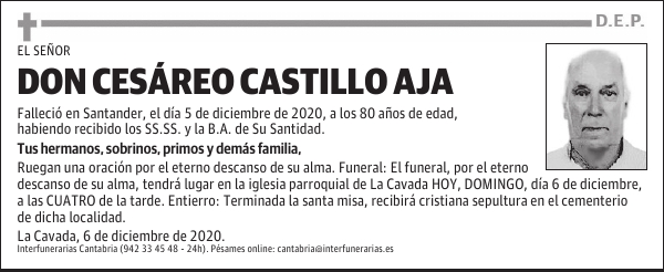 DON CESÁREO CASTILLO AJA
