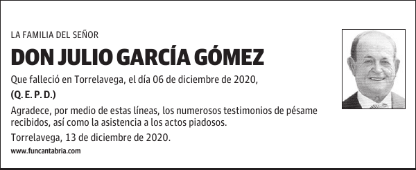 DON JULIO GARCÍA GÓMEZ
