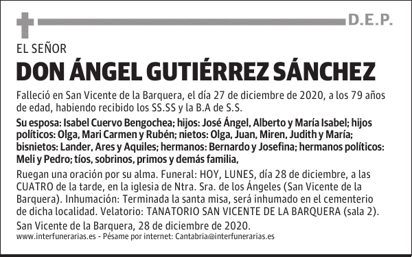 DON ÁNGEL GUTIÉRREZ SÁNCHEZ