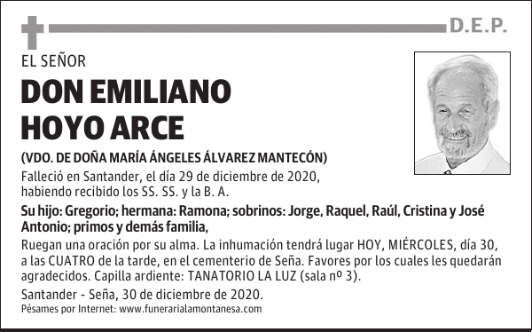 DON EMILIANO HOYO ARCE