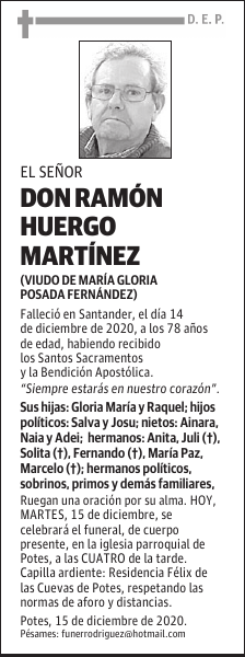 DON RAMÓN HUERGO MARTÍNEZ