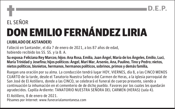 DON EMILIO FERNÁNDEZ LIRIA