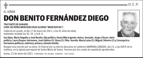 DON BENITO FERNÁNDEZ DIEGO