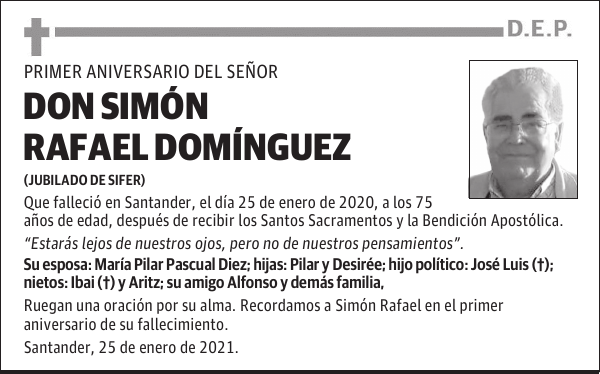 DON SIMÓN RAFAEL DOMÍNGUEZ