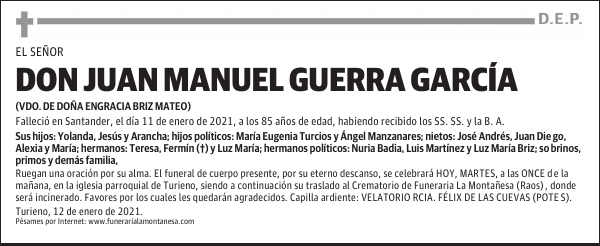 DON JUAN MANUEL GUERRA GARCÍA