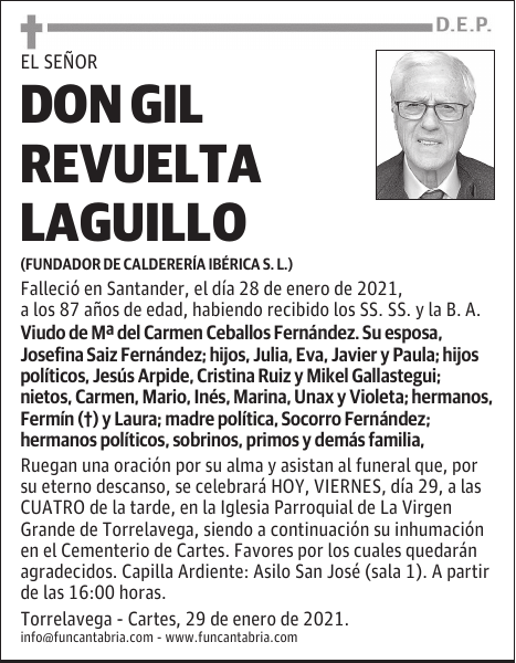 Don Gil Revuelta Laguillo