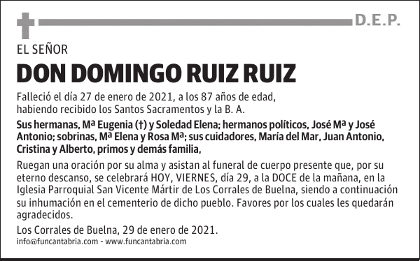Don Domingo Ruiz Ruiz