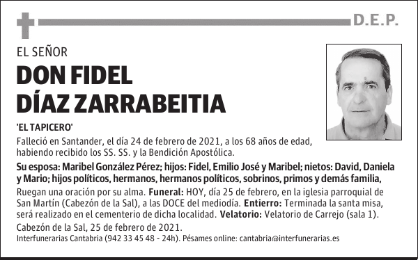 DON FIDEL DÍAZ ZARRABEITIA
