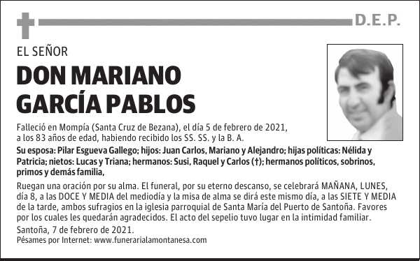 DON MARIANO GARCÍA PABLOS
