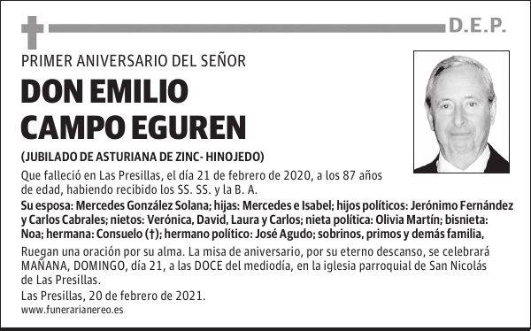 DON EMILIO CAMPO EGUREN
