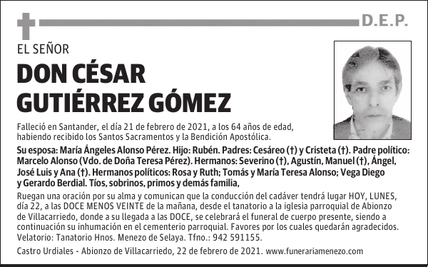 DON CÉSAR GUTIÉRREZ GÓMEZ