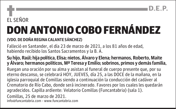 DON ANTONIO COBO FERNÁNDEZ