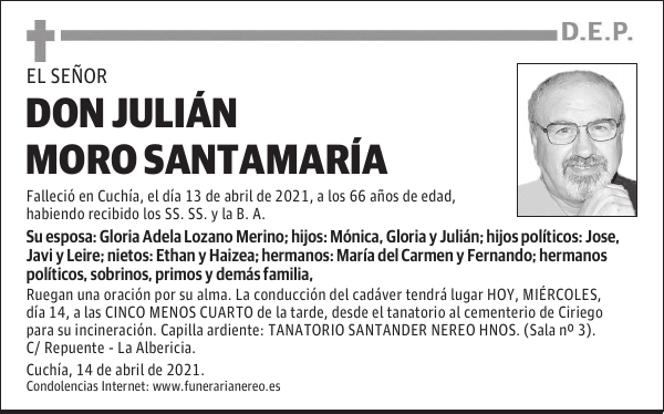 DON JULIÁN MORO SANTAMARÍA