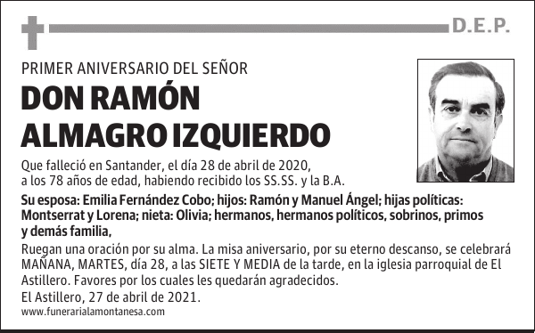 DON RAMÓN ALMAGRO IZQUIERDO