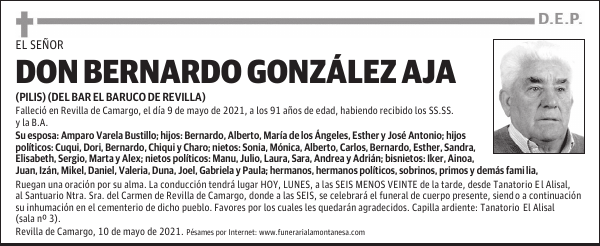 DON BERNARDO GONZÁLEZ AJA