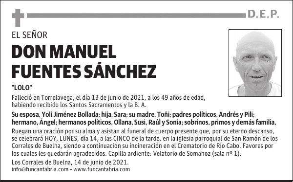 DON MANUEL FUENTES SÁNCHEZ