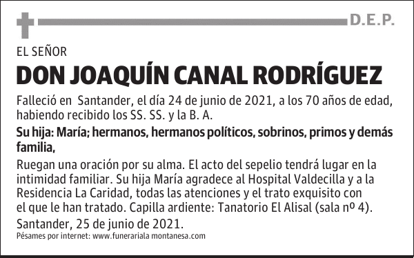 DON JOAQUÍN CANAL RODRÍGUEZ