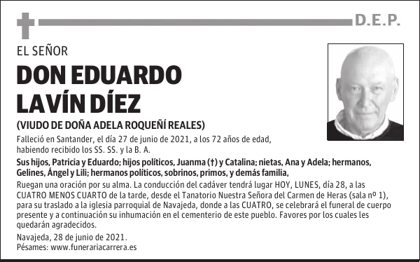 DON EDUARDO LAVÍN DÍEZ