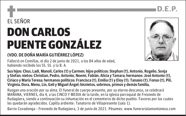 DON CARLOS PUENTE GONZÁLEZ