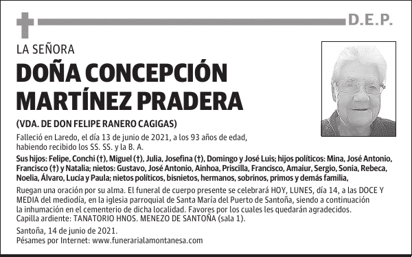 DON CONCEPCIÓN MARTÍNEZ PRADERA