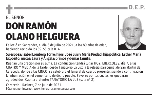 DON RAMÓN OLANO HELGUERA