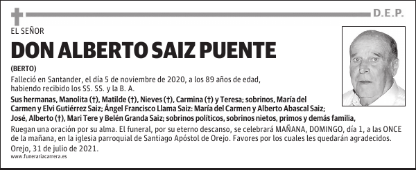 DON ALBERTO SAIZ PUENTE