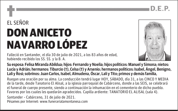 DON ANICETO NAVARRO LÓPEZ