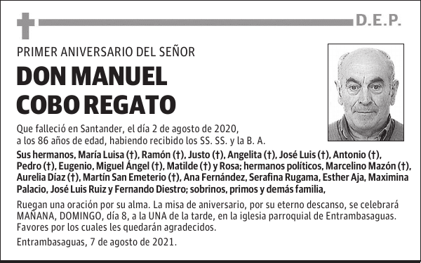 DON MANUEL COBO REGATO
