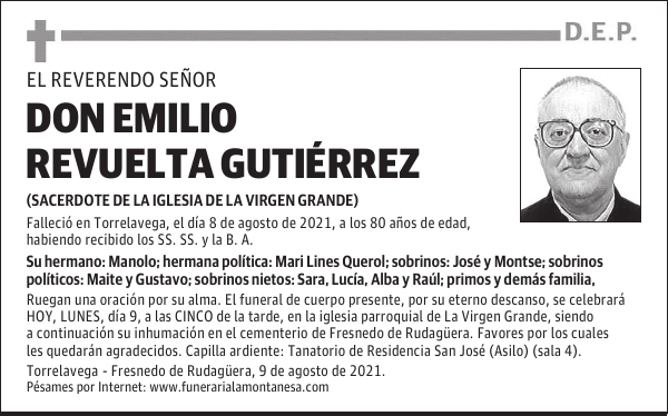 DON EMILIO REVUELTA GUTIÉRREZ