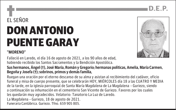 DON ANTONIO PUENTE GARAY