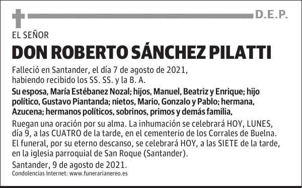 DON ROBERTO SÁNCHEZ PILATTI
