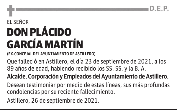 DON PLÁCIDO GARCÍA MARTÍN