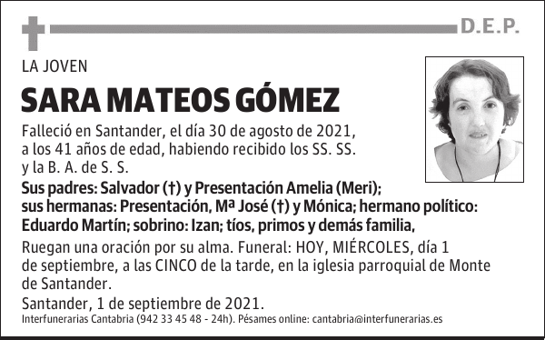 SARA MATEOS GÓMEZ