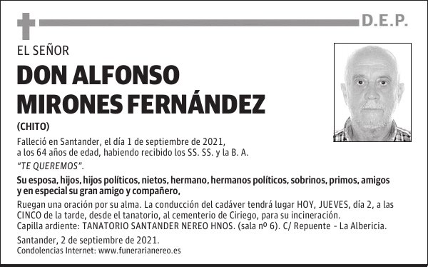 DON ALFONSO MIRONES FERNÁNDEZ