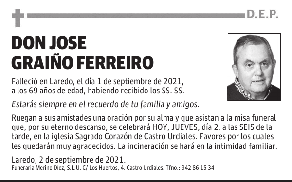 DON JOSE GRAIÑO FERREIRO
