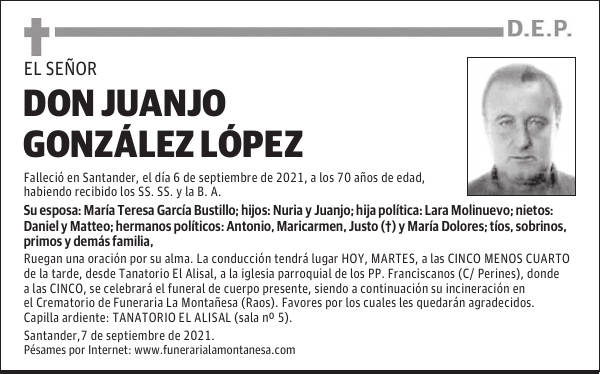 DON JUANJO GONZÁLEZ LÓPEZ
