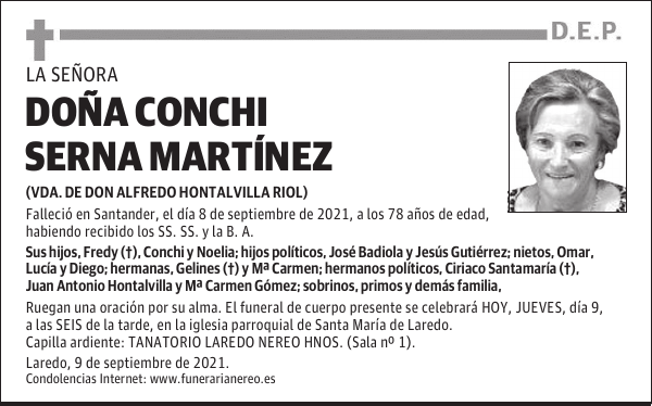 DOÑA CONCHI SERNA MARTÍNEZ