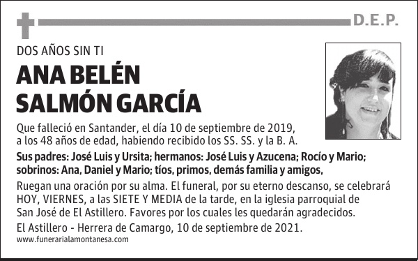 ANA BELÉN SALMÓN GARCÍA