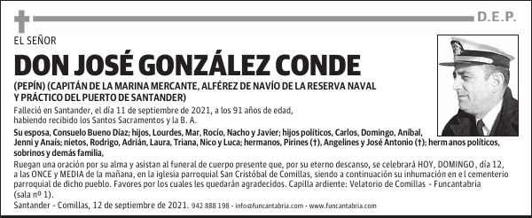 DON JOSÉ GONZÁLEZ CONDE
