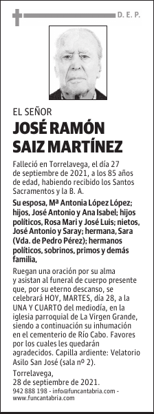 JOSÉ RAMÓN SAIZ MARTÍNEZ