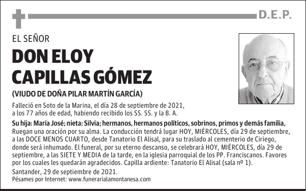 DON ELOY CAPILLAS GÓMEZ