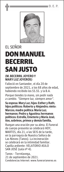 DON MANUEL BECERRIL SAN JUSTO