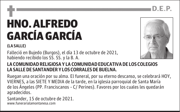 HNO. ALFREDO GARCÍA GARCÍA