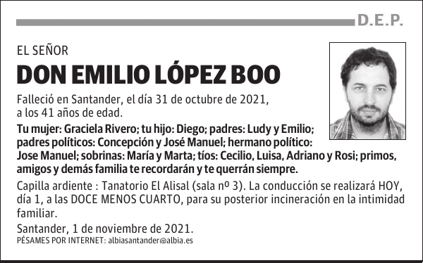 DON EMILIO LÓPEZ BOO