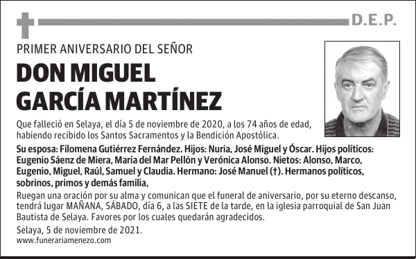 DON MIGUEL GARCÍA MARTÍNEZ