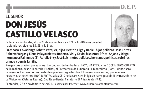 DON JESÚS CASTILLO VELASCO