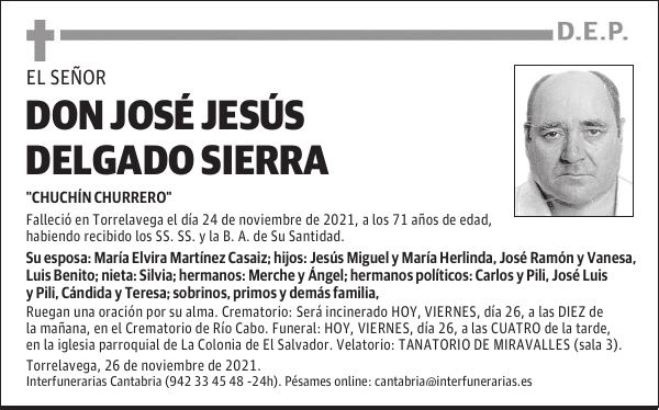 DON JOSÉ JESÚS DELGADO SIERRA