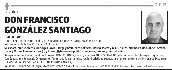 DON FRANCISCO GONZÁLEZ SANTIAGO
