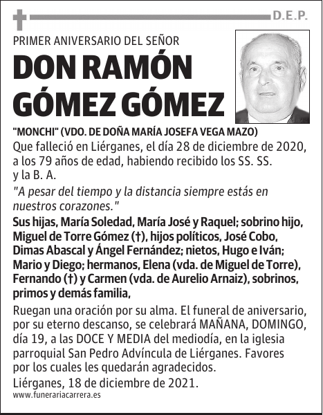 DON RAMÓN GÓMEZ GÓMEZ